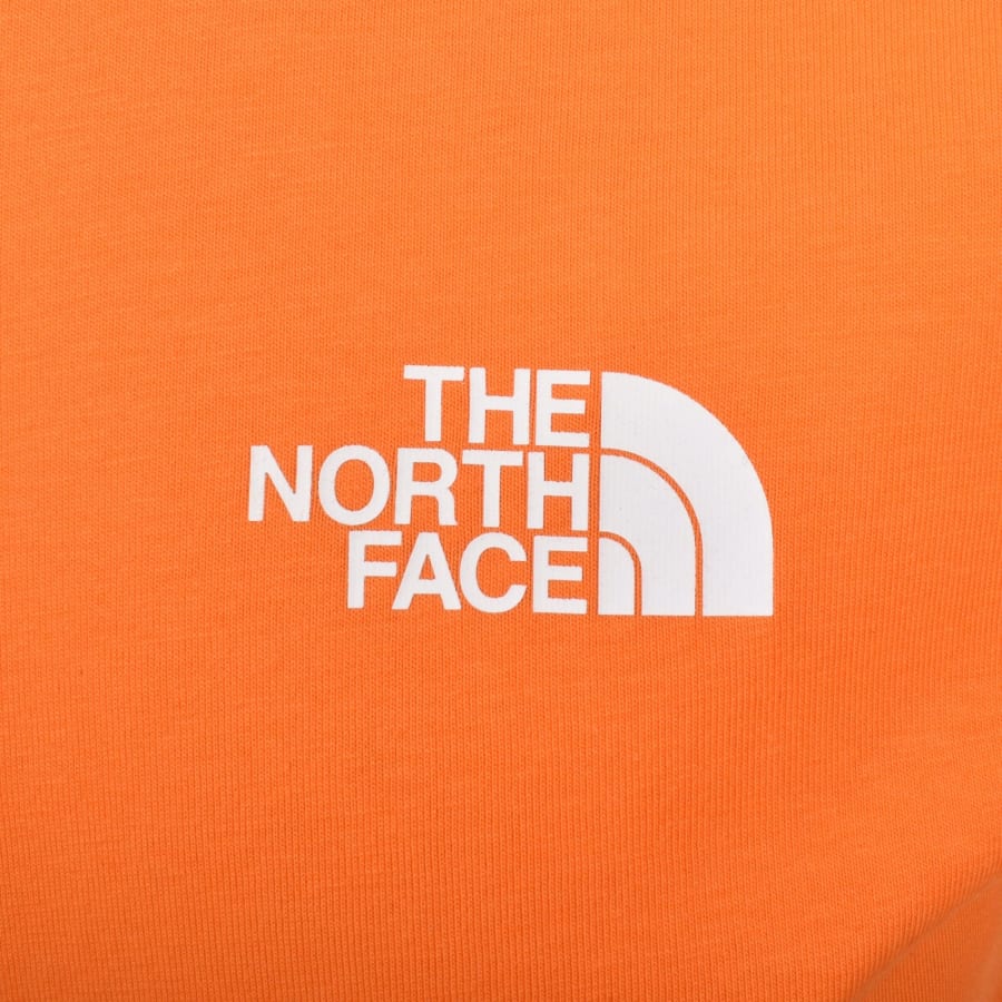 The North Face Simple Dome T Shirt Orange | Mainline